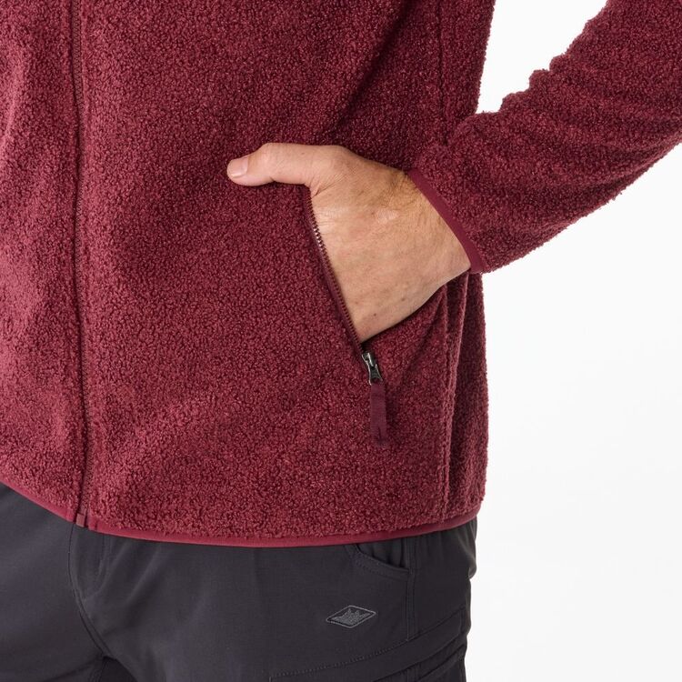 Men's Fairbanks II Full Zip Fleece Jacket Tawany Port Men's Fairbanks II Full Zip Fleece Jacket Tawany Port