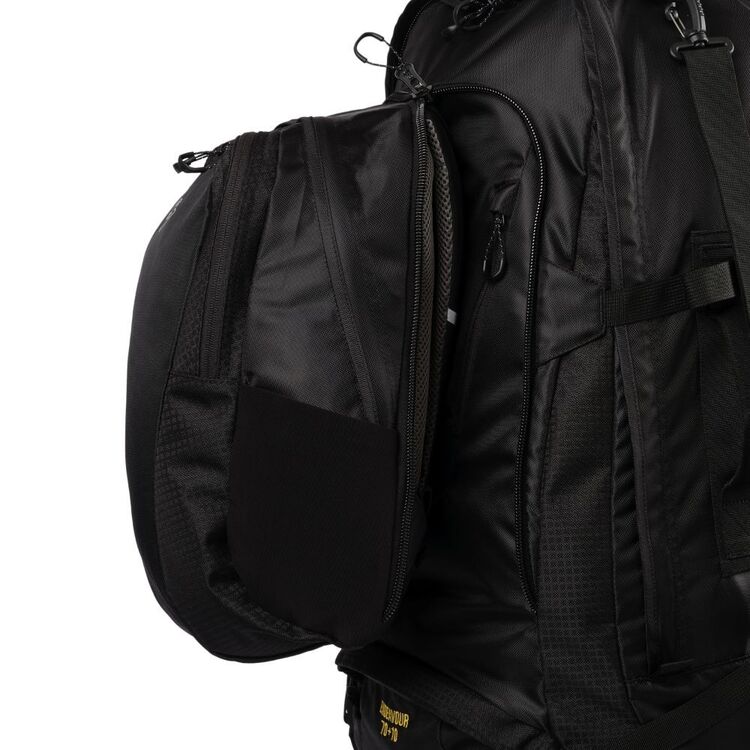 Endeavour 70L + 10L Travel Pack Black 70+10 L Endeavour 70L + 10L Travel Pack Black 70+10 L