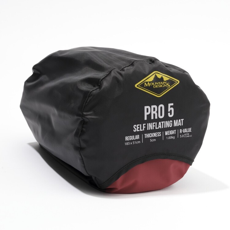 Mountain Designs Pro 5 Mat Red Standard Mountain Designs Pro 5 Mat Red Standard