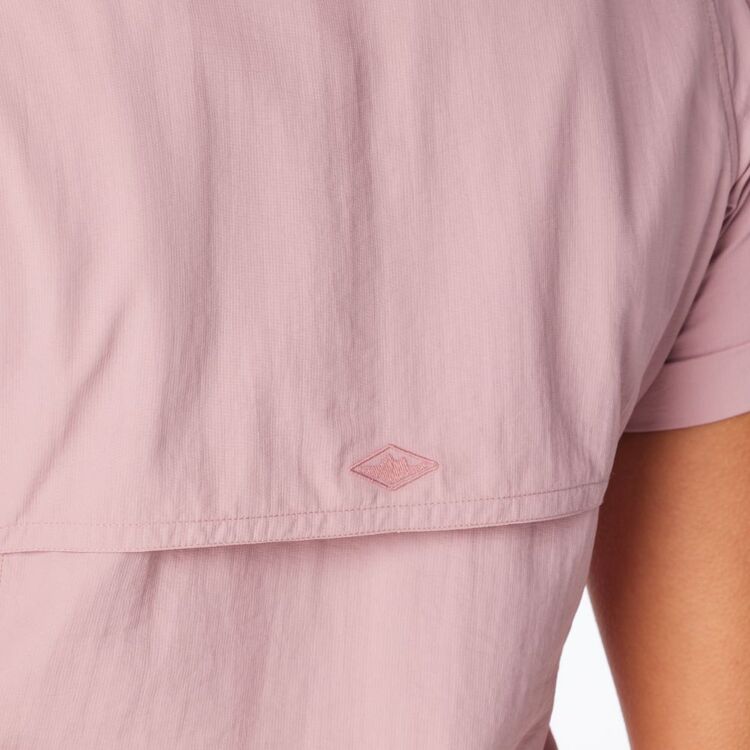 Mountain Designs Women's Wilpena Short Sleeve Shirt Mauve Mountain Designs Women's Wilpena Short Sleeve Shirt Mauve