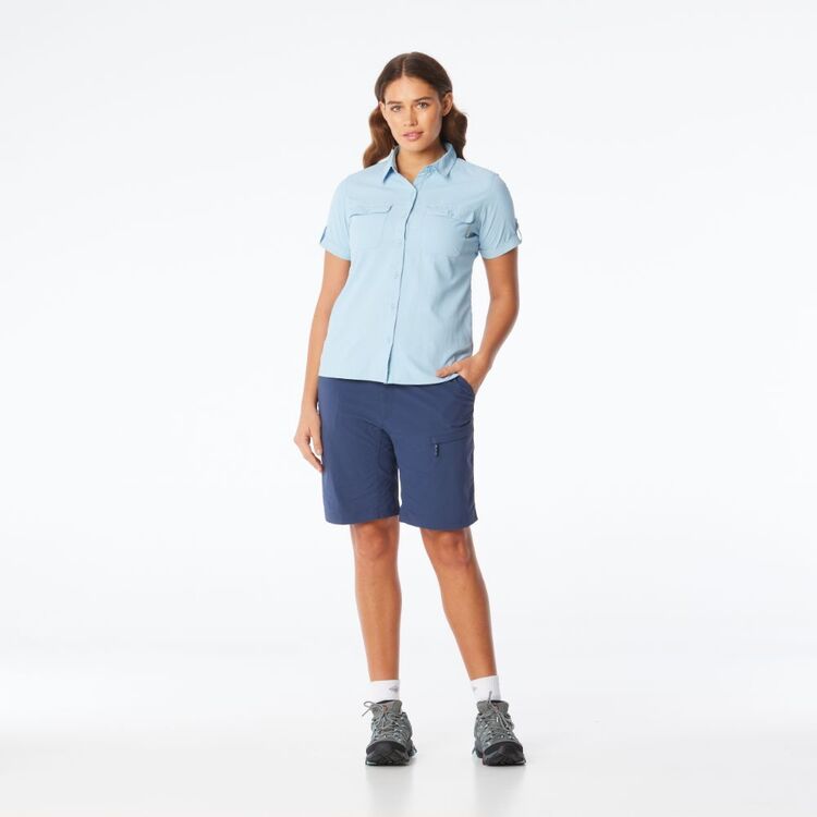Mountain Designs Women's Wilpena Short Sleeve Shirt Sky Mountain Designs Women's Wilpena Short Sleeve Shirt Sky
