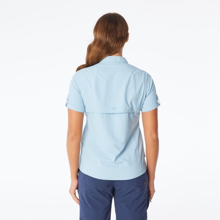 Mountain Designs Women's Wilpena Short Sleeve Shirt Sky Mountain Designs Women's Wilpena Short Sleeve Shirt Sky