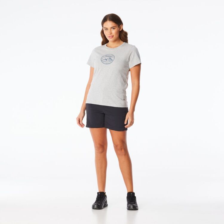 Mountain Designs Women's Grey Marle Australus Short Sleeve Grey Marle Mountain Designs Women's Grey Marle Australus Short Sleeve Grey Marle
