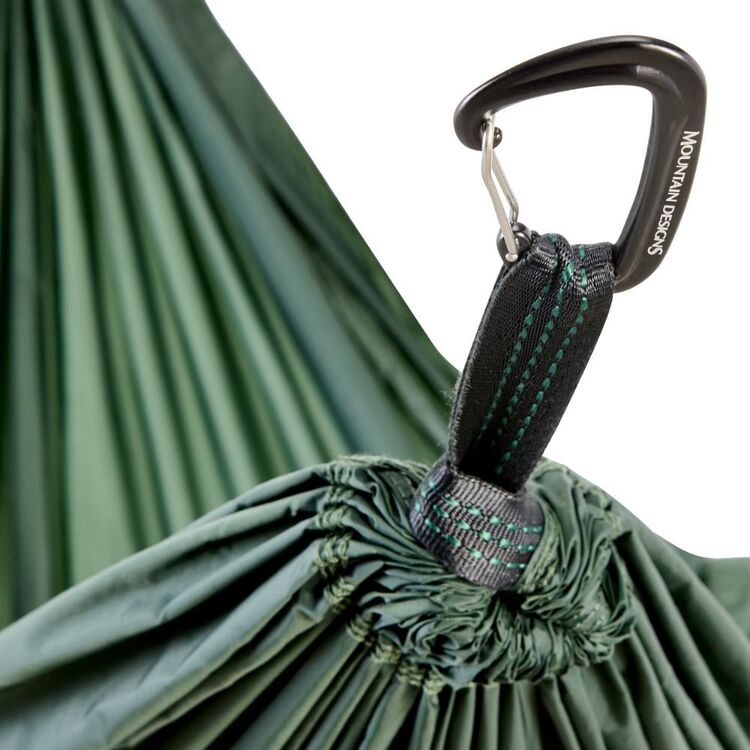 Mountain Designs Lightweight Double Hammock Dark Green Double Mountain Designs Lightweight Double Hammock Dark Green Double