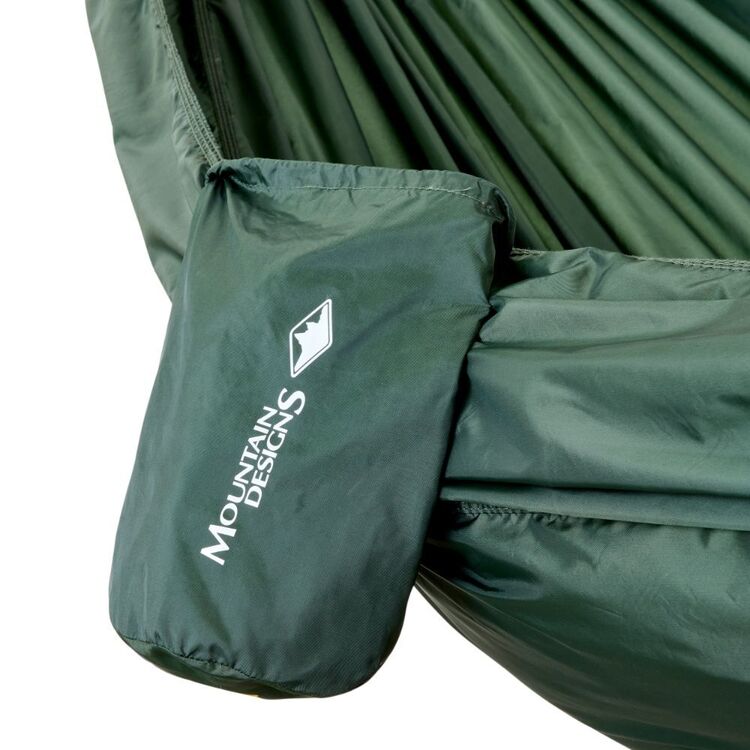 Mountain Designs Lightweight Double Hammock Dark Green Double Mountain Designs Lightweight Double Hammock Dark Green Double