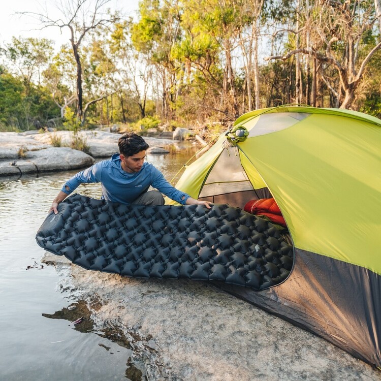 Mountain Designs Airlite Pump 6.5 Sleeping Mat Grey Mountain Designs Airlite Pump 6.5 Sleeping Mat Grey