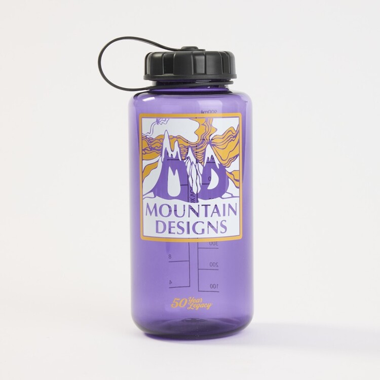 Mountain Designs Tritan Legacy Water Bottle Purple 1 L Mountain Designs Tritan Legacy Water Bottle Purple 1 L