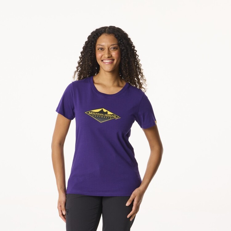 Mountain Designs Women's Legacy Tee Purple Mountain Designs Women's Legacy Tee Purple