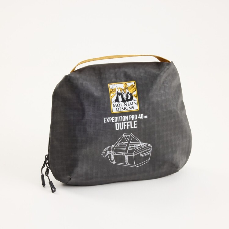 Mountain Designs Expedition Pro Legacy Edition Duffle Charcoal 40 L Mountain Designs Expedition Pro Legacy Edition Duffle Charcoal 40 L