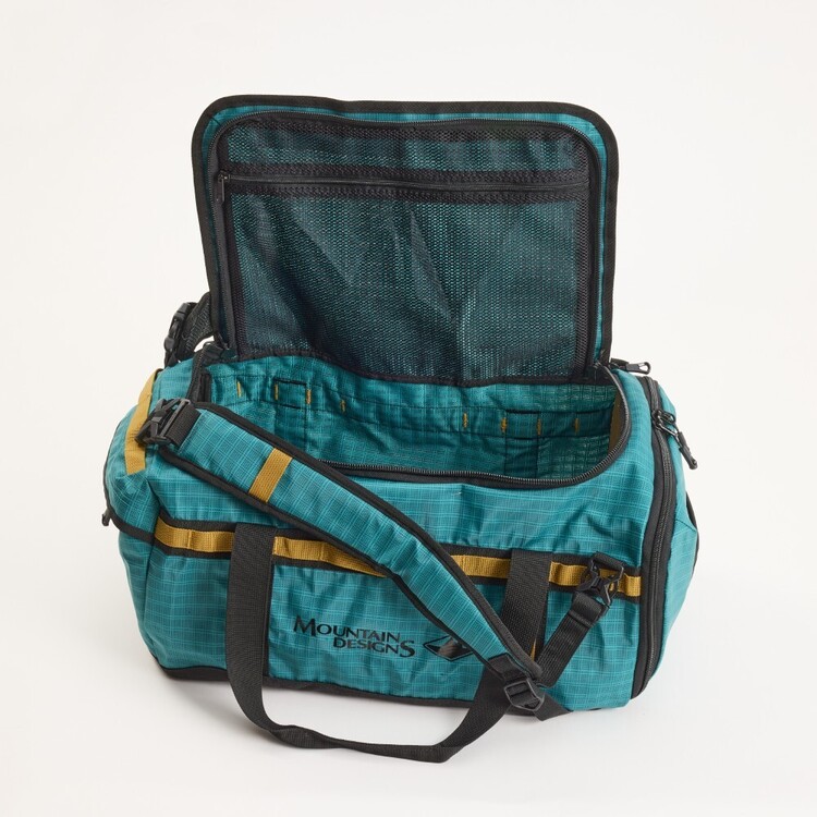 Mountain Designs Expedition Pro Legacy Edition Duffle Teal 40 L Mountain Designs Expedition Pro Legacy Edition Duffle Teal 40 L