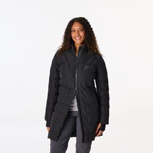 Women's Liberty 700 Goose Down Hooded Longline Jacket Black Women's Liberty 700 Goose Down Hooded Longline Jacket Black