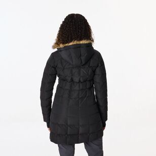 Women's Liberty 700 Goose Down Hooded Longline Jacket Black Women's Liberty 700 Goose Down Hooded Longline Jacket Black