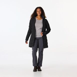 Women's Liberty 700 Goose Down Hooded Longline Jacket Black Women's Liberty 700 Goose Down Hooded Longline Jacket Black