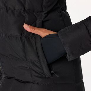 Women's Liberty 700 Goose Down Hooded Longline Jacket Black Women's Liberty 700 Goose Down Hooded Longline Jacket Black