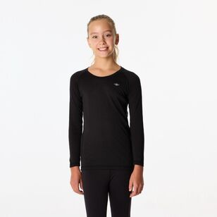 Kids' Merino Blend Long Sleeve Top Black Kids' Merino Blend Long Sleeve Top Black