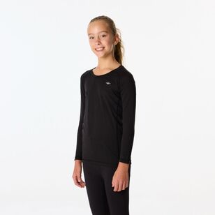 Kids' Merino Blend Long Sleeve Top Black Kids' Merino Blend Long Sleeve Top Black