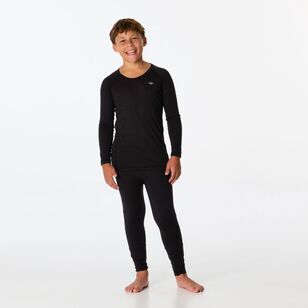 Kids' Merino Blend Pants Black Kids' Merino Blend Pants Black