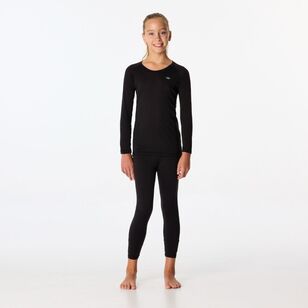 Kids' Merino Blend Pants Black Kids' Merino Blend Pants Black