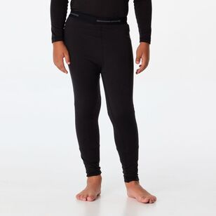 Kids' Merino Blend Pants Black Kids' Merino Blend Pants Black