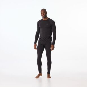 Men's Merino Blend Long Sleeve Top Black Men's Merino Blend Long Sleeve Top Black