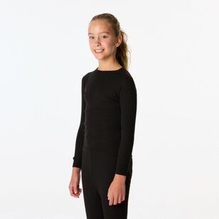 Kids' Polypro Long Sleeve Top Black Kids' Polypro Long Sleeve Top Black