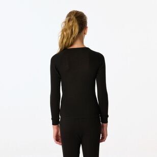 Kids' Polypro Long Sleeve Top Black Kids' Polypro Long Sleeve Top Black