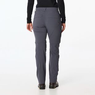 Women's Bellarine Convertible Pant Charcoal Women's Bellarine Convertible Pant Charcoal