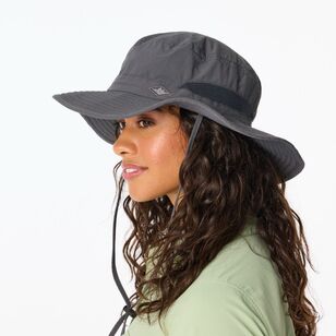Deni Unisex Wide Brim Hat Charcoal Deni Unisex Wide Brim Hat Charcoal