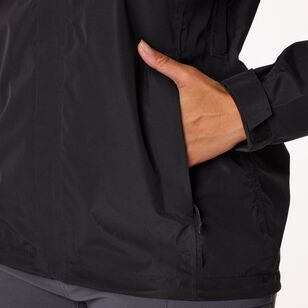 Women's Florence Hooded Rain Jacket Black Women's Florence Hooded Rain Jacket Black