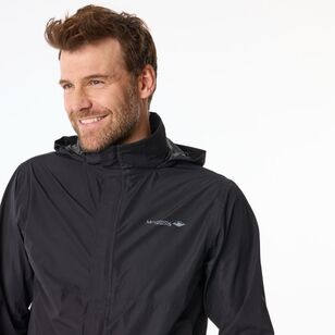 Men's Nelson Hooded Rain Jacket Black Men's Nelson Hooded Rain Jacket Black