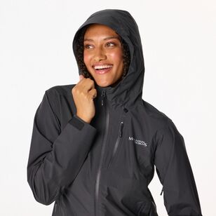 Women's Stratus Hooded Rain Jacket Black Women's Stratus Hooded Rain Jacket Black