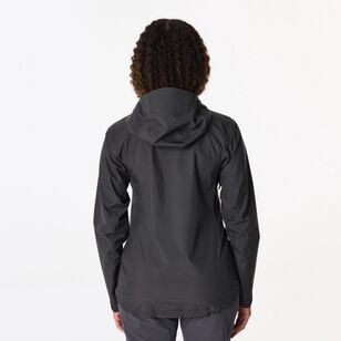 Women's Stratus Hooded Rain Jacket Black Women's Stratus Hooded Rain Jacket Black
