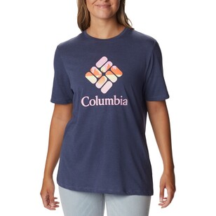 Columbia Women's Bluebird Day™ Short Sleeve Tee Nocturnal Heather