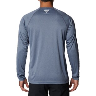 Columbia Men's Terminal Tackle™ Long Sleeve Top Carbon Heather & Ancient Fossil