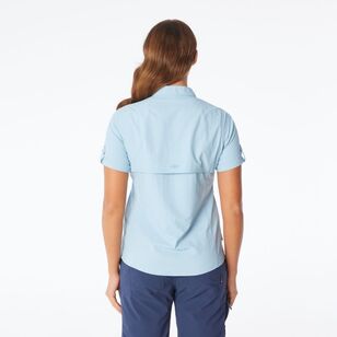 Mountain Designs Women's Wilpena Short Sleeve Shirt Sky Mountain Designs Women's Wilpena Short Sleeve Shirt Sky