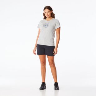 Mountain Designs Women's Grey Marle Australus Short Sleeve Grey Marle Mountain Designs Women's Grey Marle Australus Short Sleeve Grey Marle