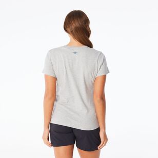 Mountain Designs Women's Grey Marle Australus Short Sleeve Grey Marle Mountain Designs Women's Grey Marle Australus Short Sleeve Grey Marle