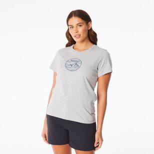 Mountain Designs Women's Grey Marle Australus Short Sleeve Grey Marle Mountain Designs Women's Grey Marle Australus Short Sleeve Grey Marle