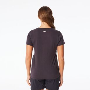 Mountain Designs Women's Vintage Black Australus Short Sleeve Vintage Black Mountain Designs Women's Vintage Black Australus Short Sleeve Vintage Black