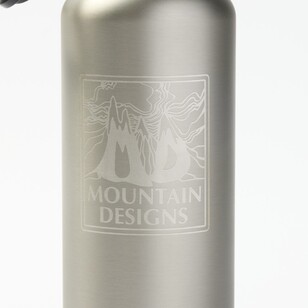 Mountain Designs Hydro Insulated Legacy Edition Water Bottle Silver 1.1 L Mountain Designs Hydro Insulated Legacy Edition Water Bottle Silver 1.1 L