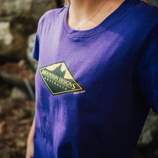 Mountain Designs Women's Legacy Tee Purple Mountain Designs Women's Legacy Tee Purple