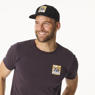 Mountain Designs Legacy 6 Panel Cap Black One Size Mountain Designs Legacy 6 Panel Cap Black One Size