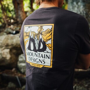Mountain Designs Men's Legacy Tee Vintage Black Mountain Designs Men's Legacy Tee Vintage Black