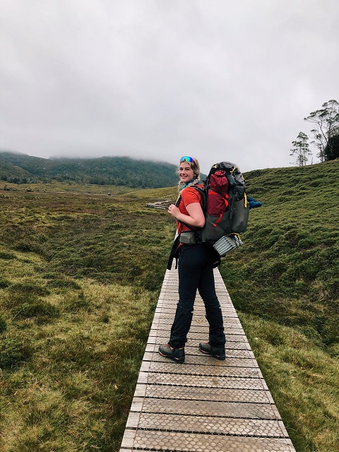 The iconic Overland Track in Tasmania The iconic Overland Track in Tasmania