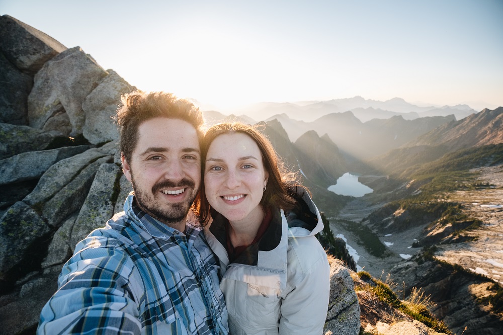 Summit selfie Summit selfie