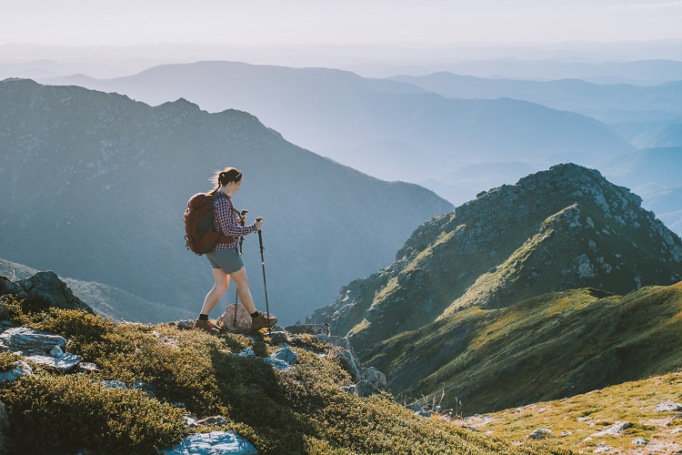 Hiking The Narrow Trail Of The Sentinel Traverse