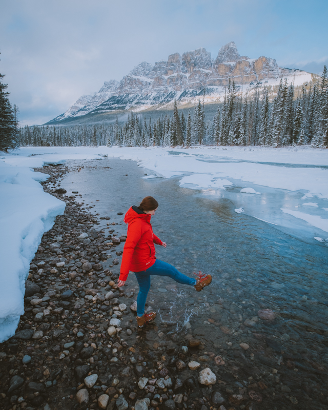 Splashing About Near The Bow Valley Parkway