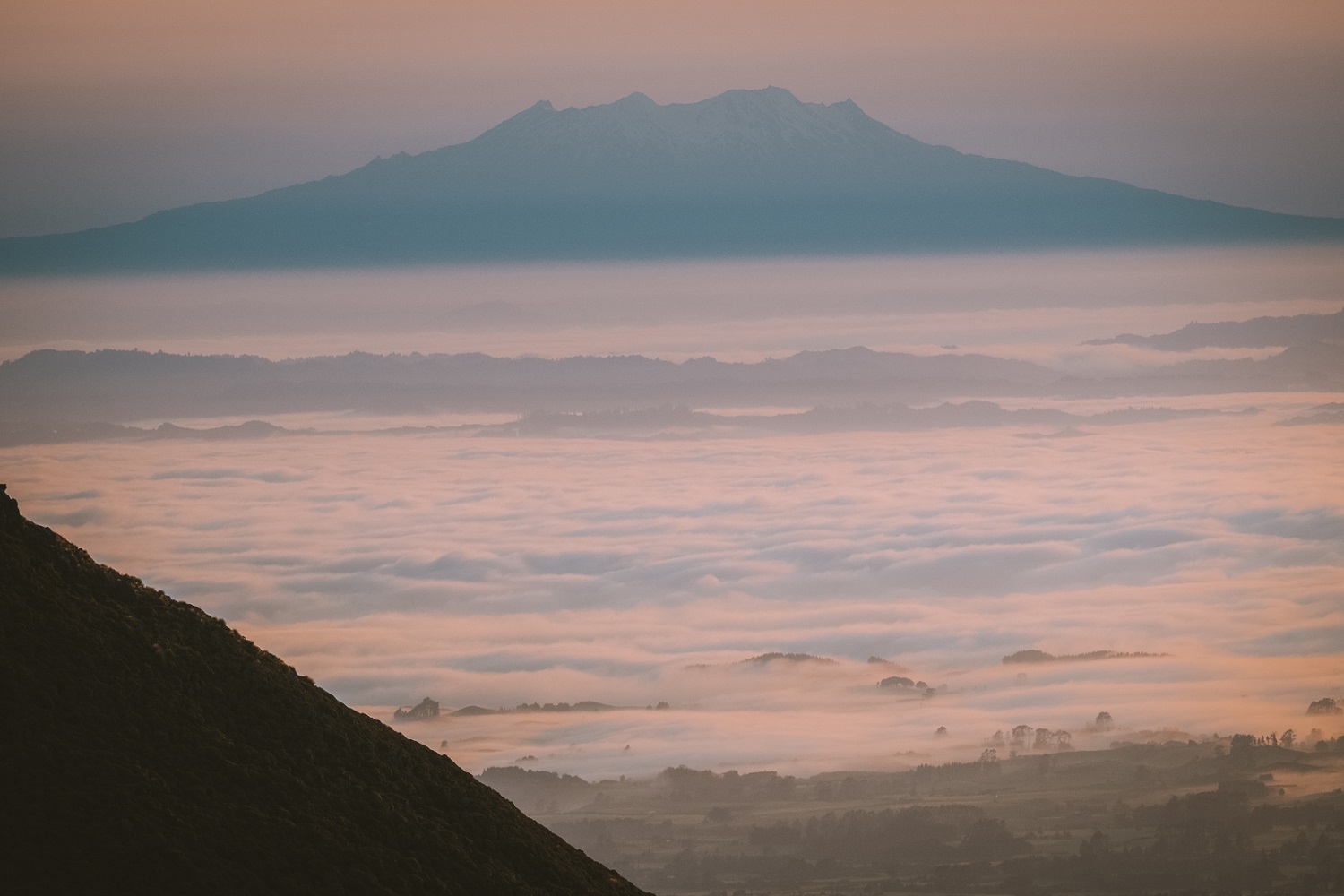 Mount Taranaki On The West Coast Of New Zealand's North Island