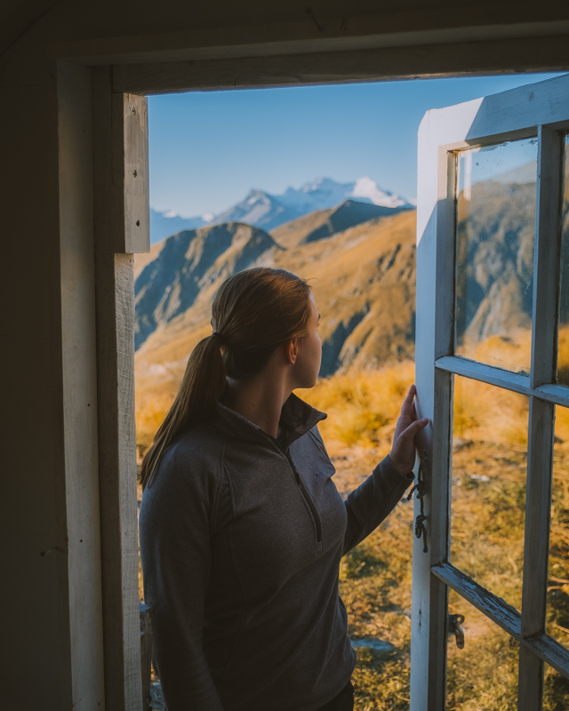 Having Fun Exploring The Little Huts