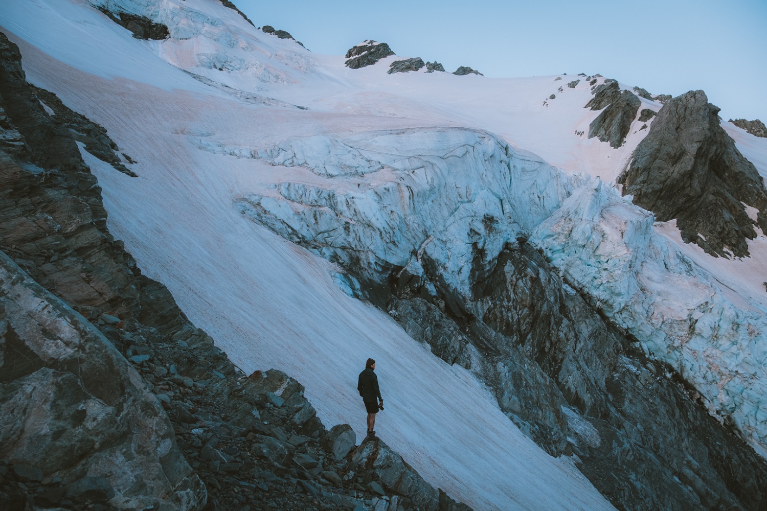 The Route Up Sefton Bivouac